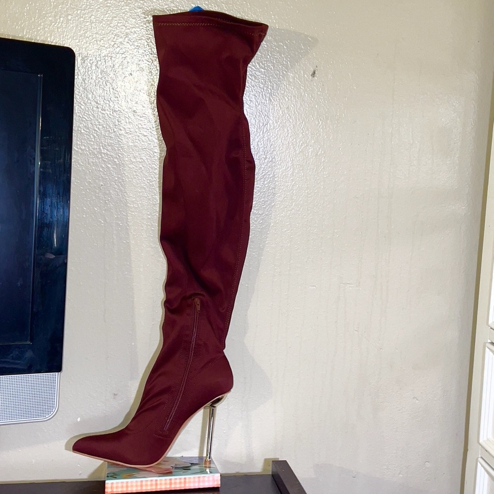 Fashion Nova chocolate Over-the-Knee Boots